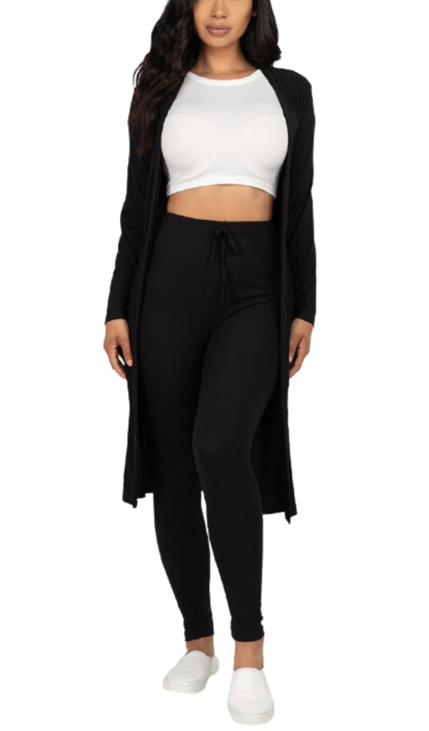 Cutout Cropped Top and Leggings Set